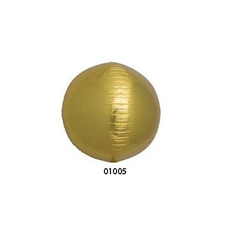 Globo esfera oro foil 17
