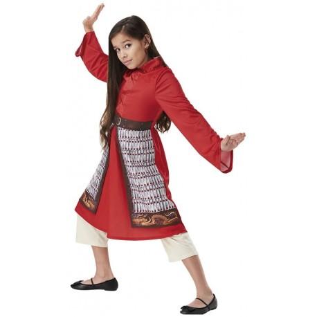 Disfraz Mulan para niña talla 5-7 años