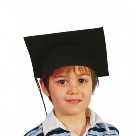 Birrete infantil fieltro gorro graduado sombrero