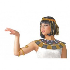 Conjunto cleopatra egipcia diadema brazalete 16873