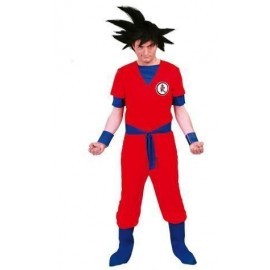 Disfraz de Son Goku guerrero Sayan para hombre adulto