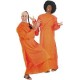 Disfraz de tunica naranja monje tibetano guru