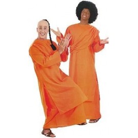 Disfraz de tunica naranja  monje tibetano guru