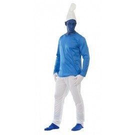 Disfraz de enanito azul para hombre tallas