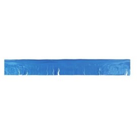 Guirnalda flecos plastico azul  25 m