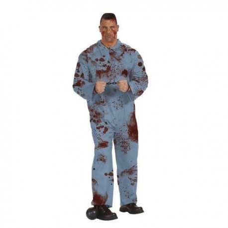 Disfraz de convicto zombie adulto 887597 talla estand