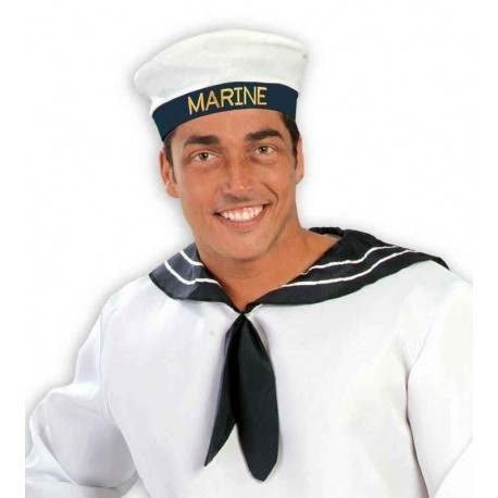 Gorra marinero marine blanca y azul 13984 gui