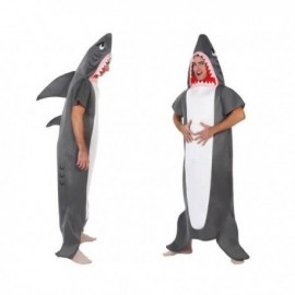 Disfraz de tiburon para adulto escualo 10218