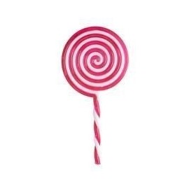 Lollipop 22 cm rosa piruleta plastico 9865l