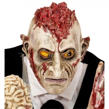 Mascara zombie cabeza abierta careta 3/4 00401