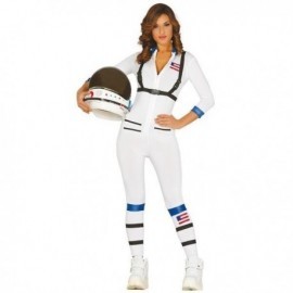 Disfraz de astronauta blanco para mujer tallas