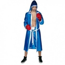 Disfraz de boxeador azul pujil talla unica adulto