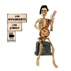 Esqueleto banjo 31 cm. con sonido y movimiento