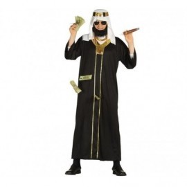 Disfraz de arabe negro jeque petro dolar hombre