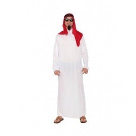 Disfraz de arabe blanco jeque para hombre