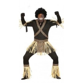 Disfraz de zulu talla l hombre 52-54 africano tribal