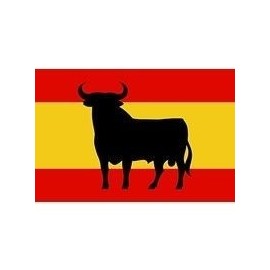 Bandera españa 90x150 con toro