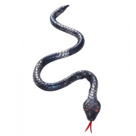 Serpiente plateada moldeable 80 cm