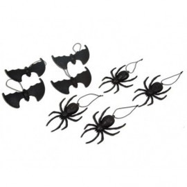 Arañas y murcielagos colgantes decoracion hallowee