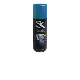 Spray de pelo azul oscuro laca cabello