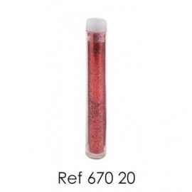Purpurina rojo tubo de 3 gr