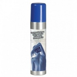 Maquillaje en espray azul para pelo y cuerpo 75 ml
