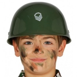 Casco militar infantil soldado ejercito