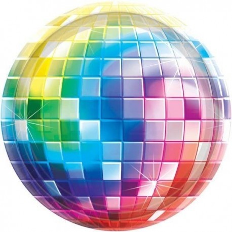 Globo bola discoteca años 70 disco gigante