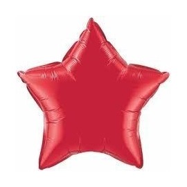 Globo estrella rojo 50 cm