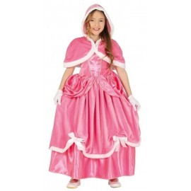 Disfraz de princesa rosa de cuento para niña tallas
