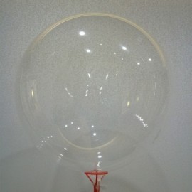 Globo bubble burbuja transparente de 60 cm unidad
