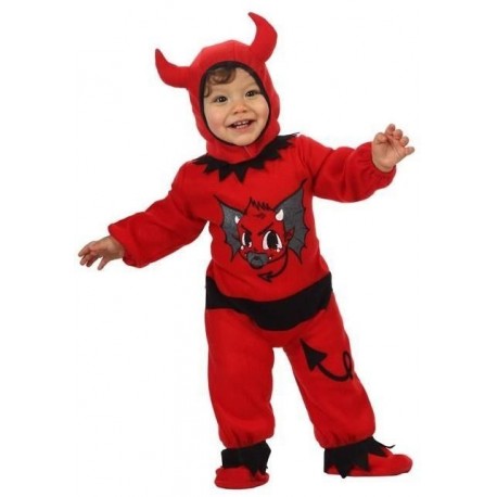 Disfraz demonio bebe 6-12 meses o 1-2 años halloween infantil