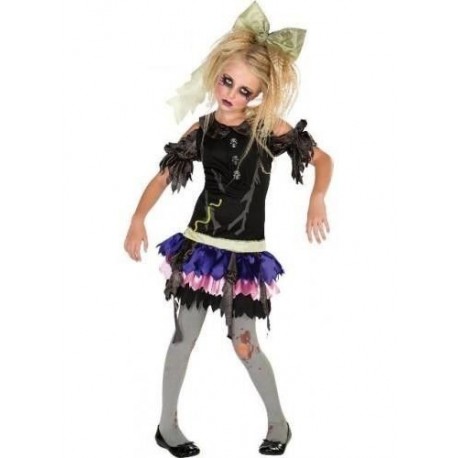 Disfraz de zombie doll tallas infantil 886627