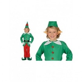 Disfraz de elfo infantil niño ayundate santa tallas