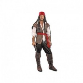 Disfraz de pirata corsario bucanero adulto barato tallas