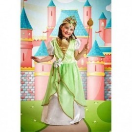 Disfraz de princesa verde niña tallas