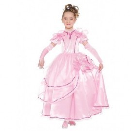 Disfraz de princesa flor rosa infantil tallas