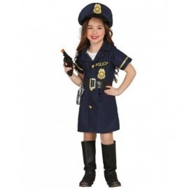 Disfraz de policia chica infantil vestido tallas