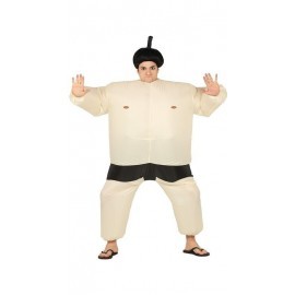 Disfraz de luchador de sumo hinchable para hombre talla l 52-54