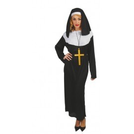 Disfraz de monja para mujer talla estandar