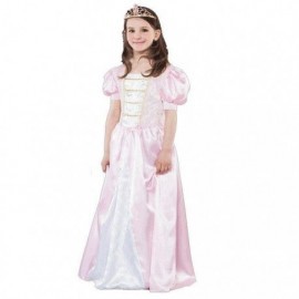 Disfraz de princesa rosa infantil para niña tallas