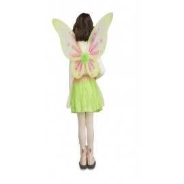 Disfraz de mariposa verde para niña talla unica
