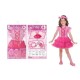 Disfraz barato bailarina rosa para niña 3-6 años