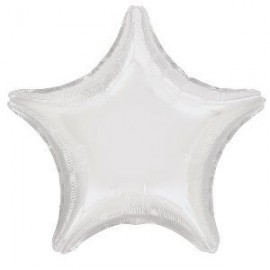 Globo barato estrella gigante blanca 86 cm