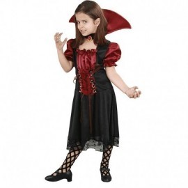Disfraz barato vampiresa para niña talla 5-6 años