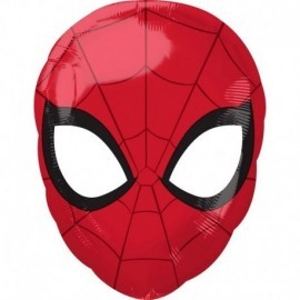 Globo barato Spiderman cara 45 cm helio o aire