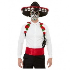 Kit mariachi dia muertos sombrero