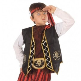 Chaleco y cinturon pirata infantil 16550