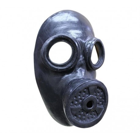 Mascara de gas negra careta halloween terror