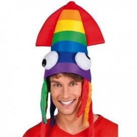 Sombrero pulpo multicolor calamar espectro